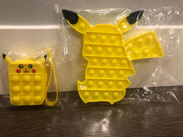 Pikachu Pop It & Coin Bag Combo